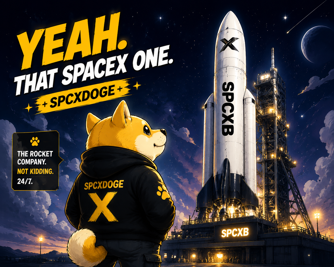 SPCXDOGE SPCXB section